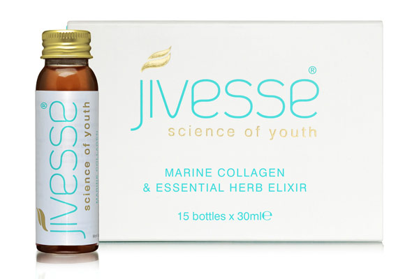 Jivesse Marine Collagen and essential herb Elixir is Clinically Proven to ensure Positive effects on Skin Cells Containing Collagen. The ingredients in the Elixir help the body from its core to strengthen the internal and external campaign against anti-ageing.