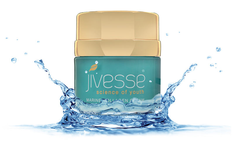 Jivesse Marine Collagen Cream Contains Argireline which is a Safer, Cosmetic Alternative to Botox that Reduces Deep Wrinkles Caused When Your Muscles Contract Due to Facial Expressions. Marine Collagen Beneficial for Skin Tightening & Firming Benefits With the Collagen Stimulating Peptides of Peptan Collagen.